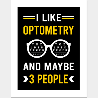 3 People Optometry Optometrist Posters and Art